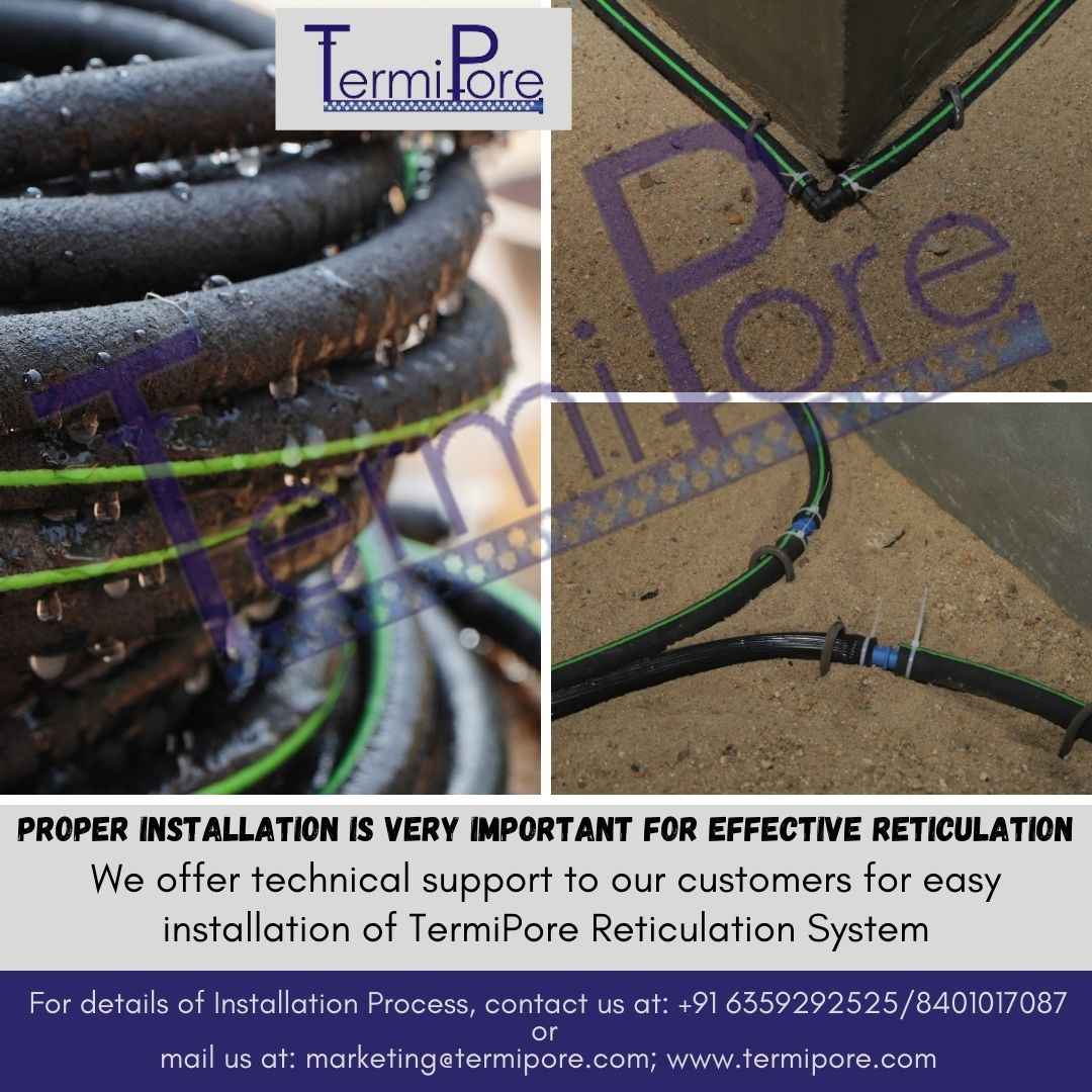 Are you concerned about blockages of Reticulation Pipes? Adopt TermiPore Reticulation Pipes and get assured flow rate of termiticides